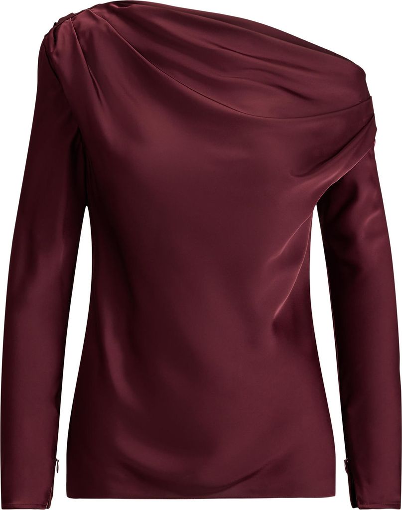 Lauren Ralph Lauren Bluse  burgunder