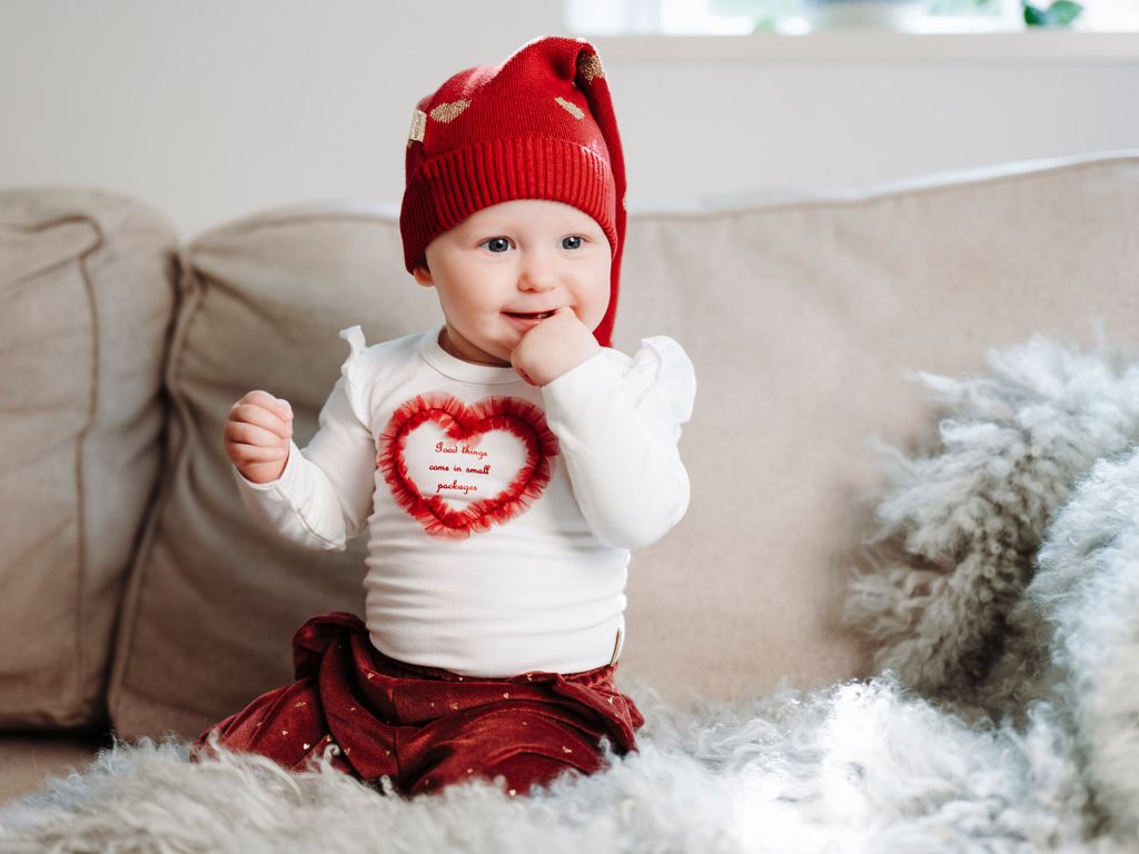 Hust & Claire Nissehue and Teaberry Med Hjerter