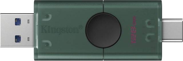 Kingston DataTraveler 128 GB USB-A USB-C 3.2 Gen 1 Hard Drive