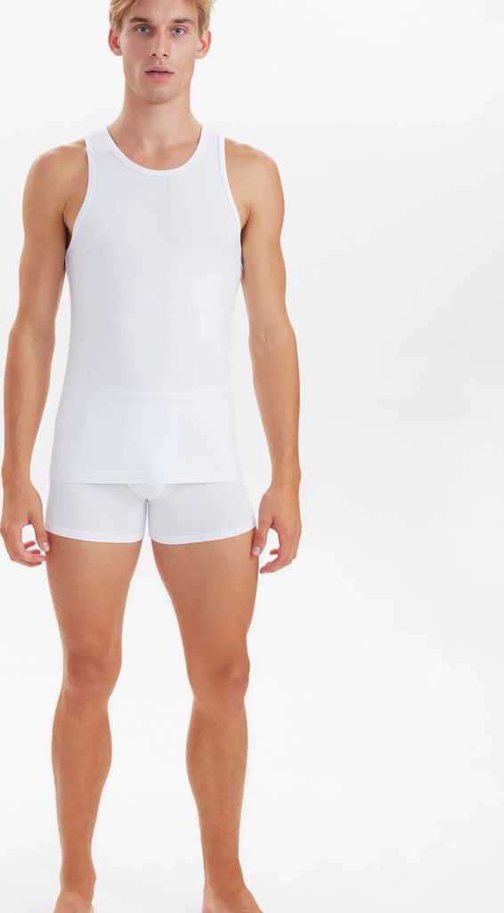 JBS Bamboo Singlet 2-pack - White