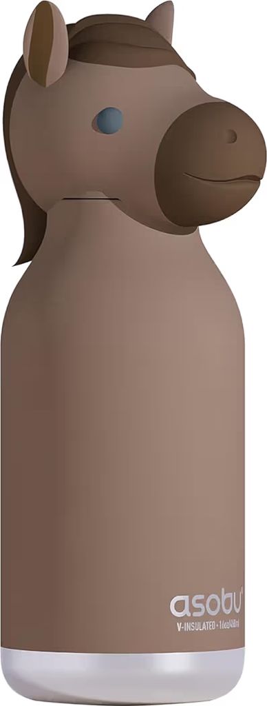 asobu bestie animal termo drikkedunk, 460 ml. - hest