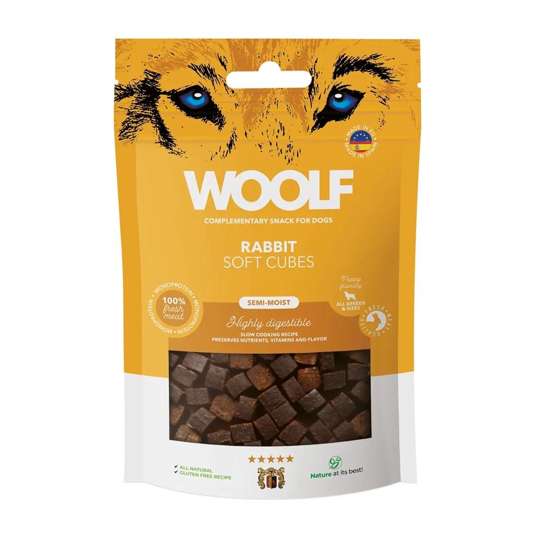 Woolf Soft Cubes Rabbit, 100g