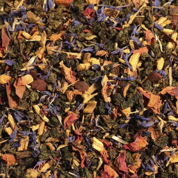 comfy caramel, oolong te
