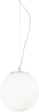 ideal lux pendellampe mapa, ø 20 cm, opalglas, kugle