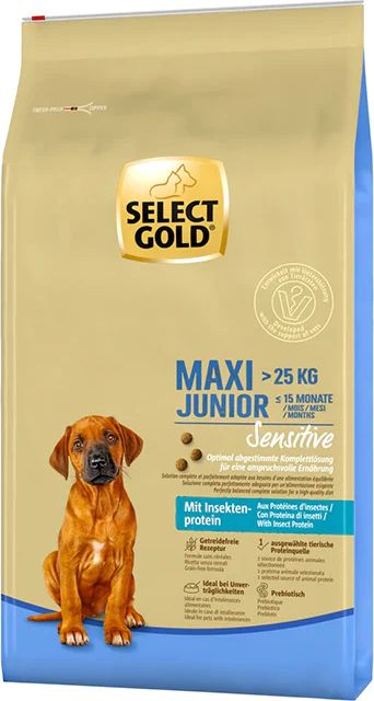 SELECT GOLD Sensitive Maxi Junior Insekt 12kg