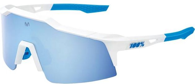 100% Percent Speedcraft SL Movistar Team White HiPER Blue Multilayer 6-Base