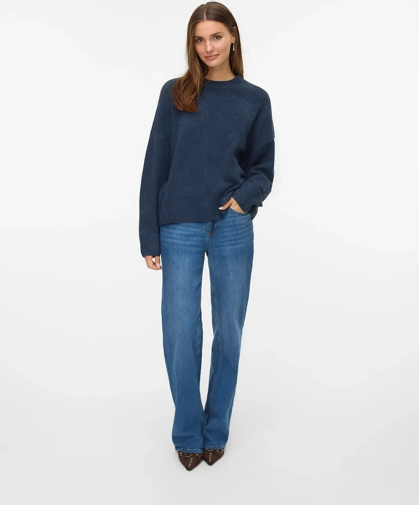 vmboom pullover - navy blazer