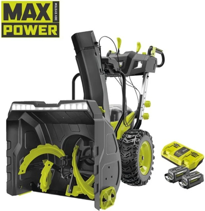 Ryobi 36V Kulfri To-Trins 61 cm Sneslynge (2 x 6,0 Ah) - RY36STX61A-260F