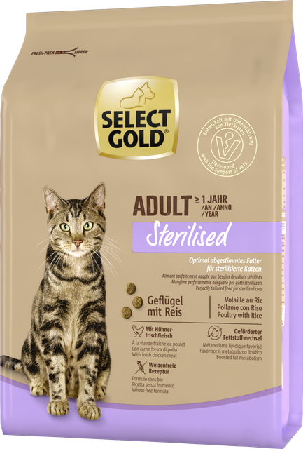 SELECT GOLD Adult Sterilised