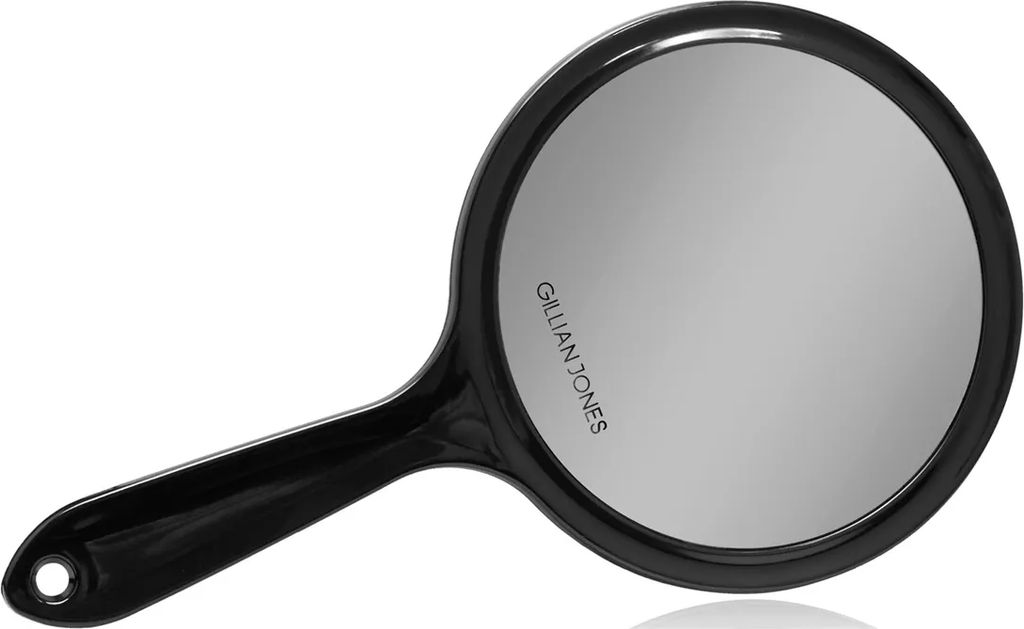 Gillian Jones Håndspejl, 2 Siddet, 5xForstørrelse - Ø14, 26cm - Sort