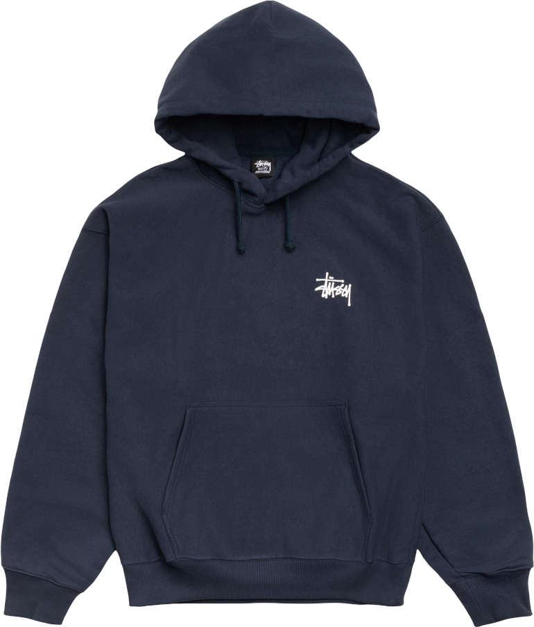 Stussy Basic Hoodie Navy