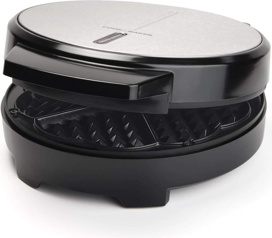 Cook & Baker Vaffeljern 1000 Watt Stål