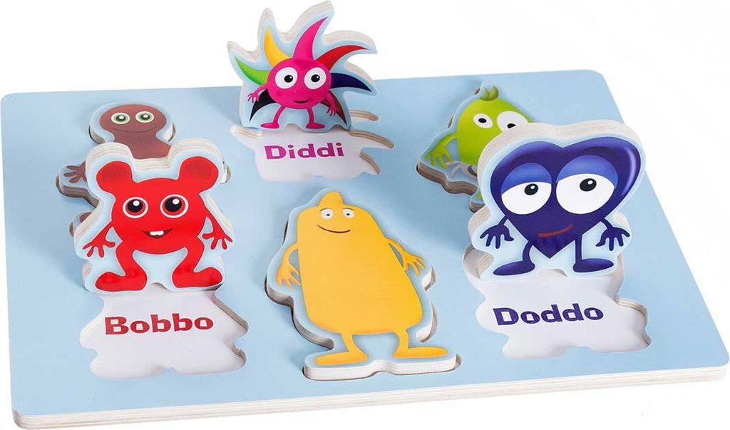 Babblarna TK12356 Puslespil med 6 Figurer - 1-3år