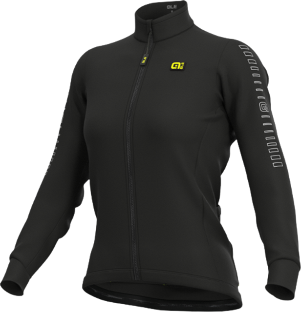 Ale Solid Fondo Long Sleeve Cycling Jersey Women - Black