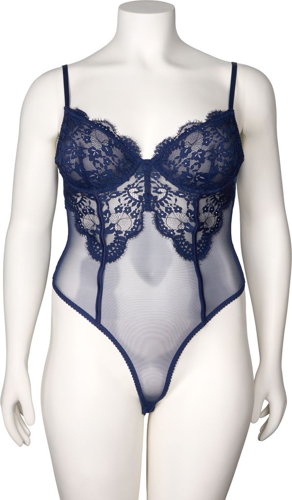 NORTIE Moments Ines Night Blue Lace Body    - Blue - L