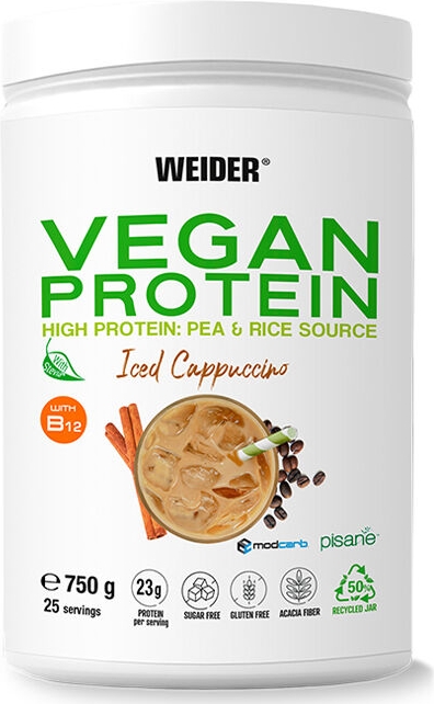 Weider Vegan Protein Iced Cappuccino 750g