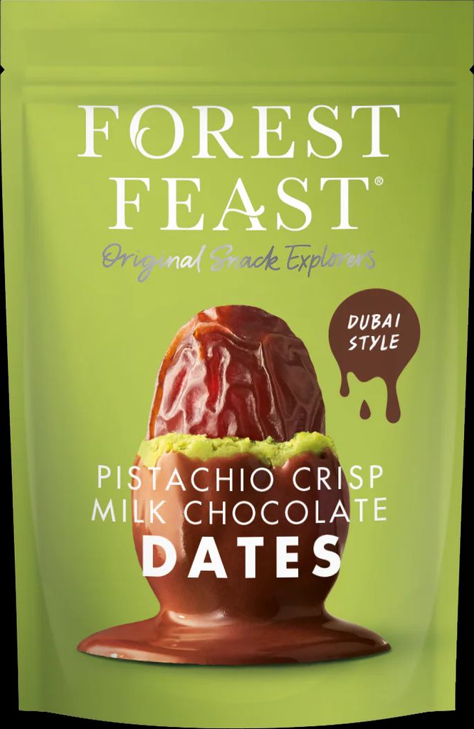 dadler i chokolade & pistacieknas dubai-stil 120g