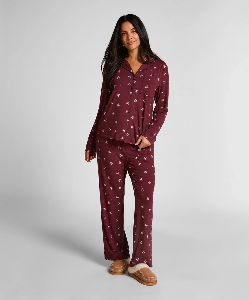 Hunkemöller Essential Jersey Pants Natbukser Str S - hos Magasin