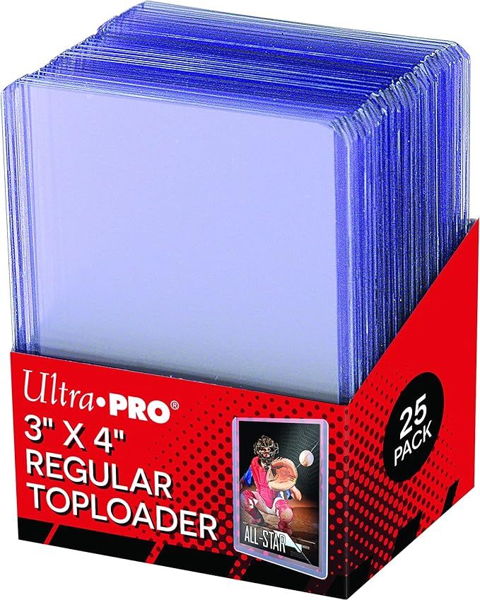 ultra pro regular toploader 3" x 4" (25)