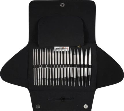 Â Addi Click Basic Rundstickorset Mässing 60-100cm 3,5-10mm - 10 storlekar