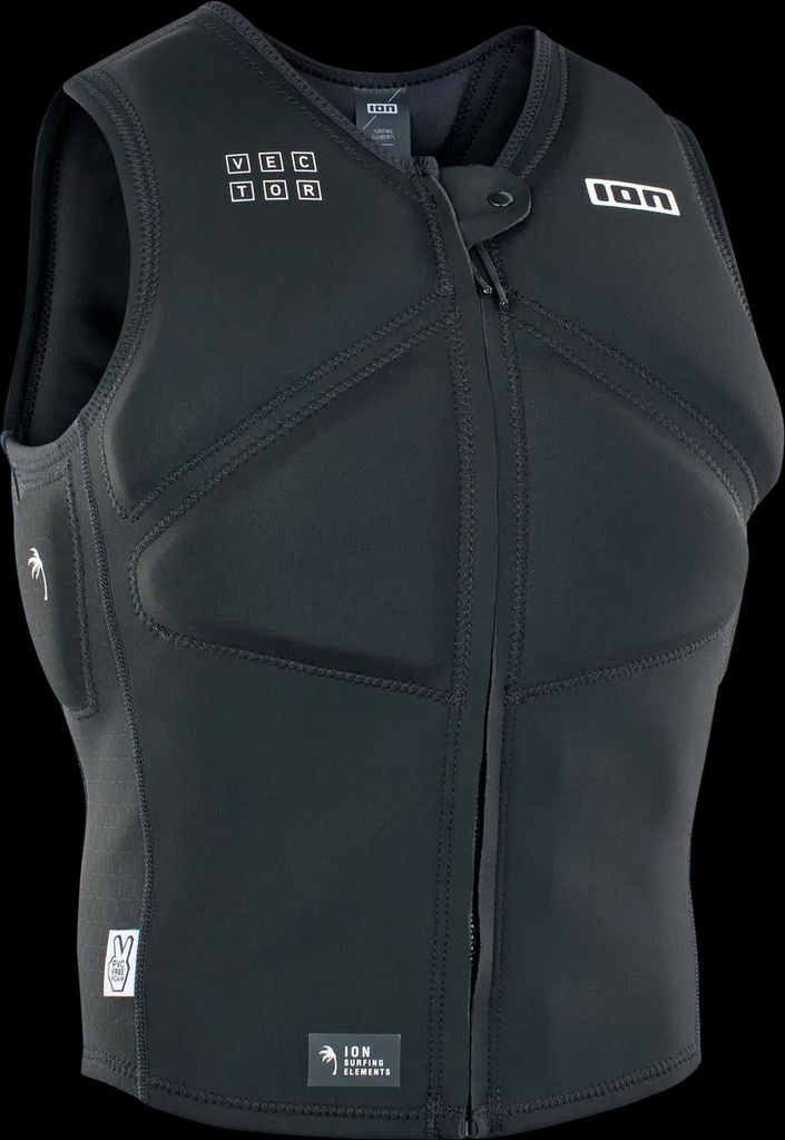 ION Vector Core Vest Front-Zip Herre - Sort