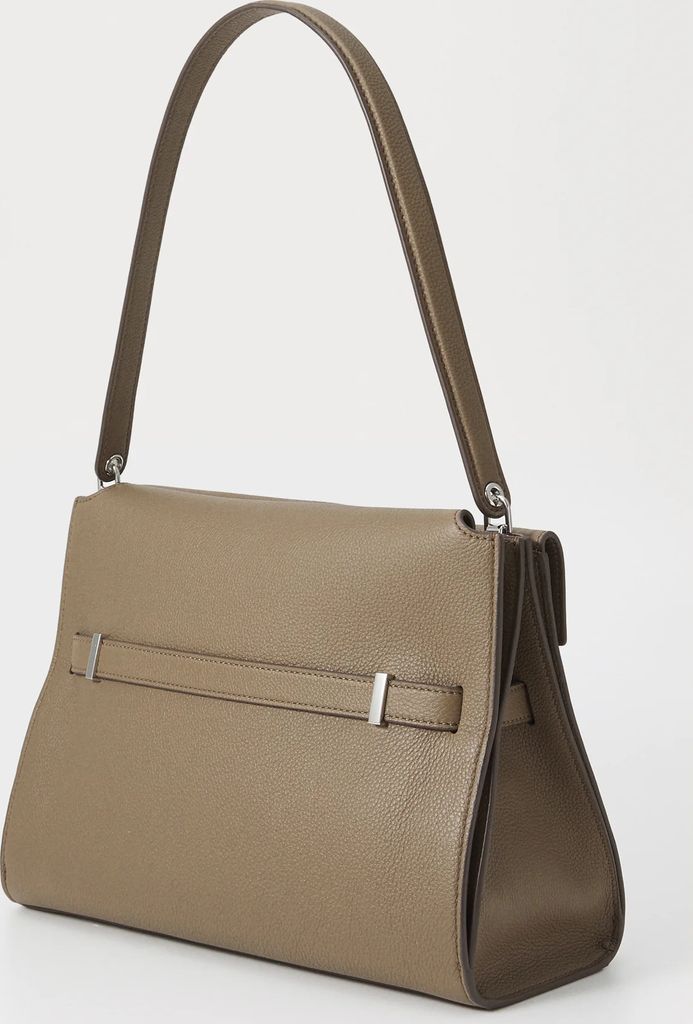 Tory Burch Uld Skuldertaske Lee Radziwill Stor - Grå