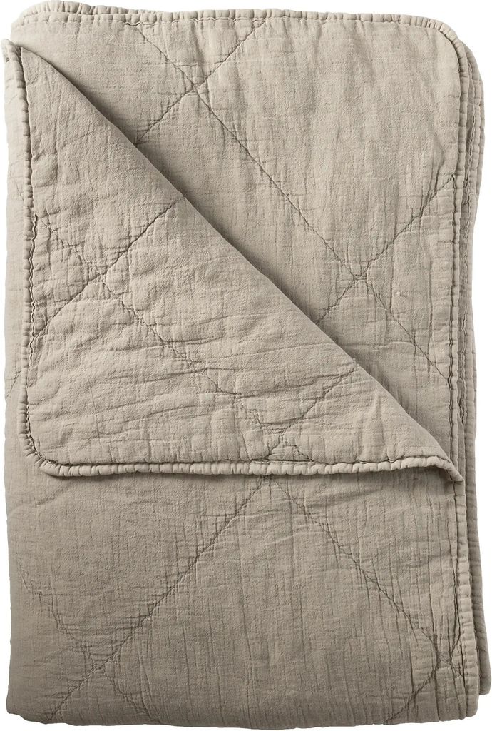bedspread cotton w linentassels - bedspread