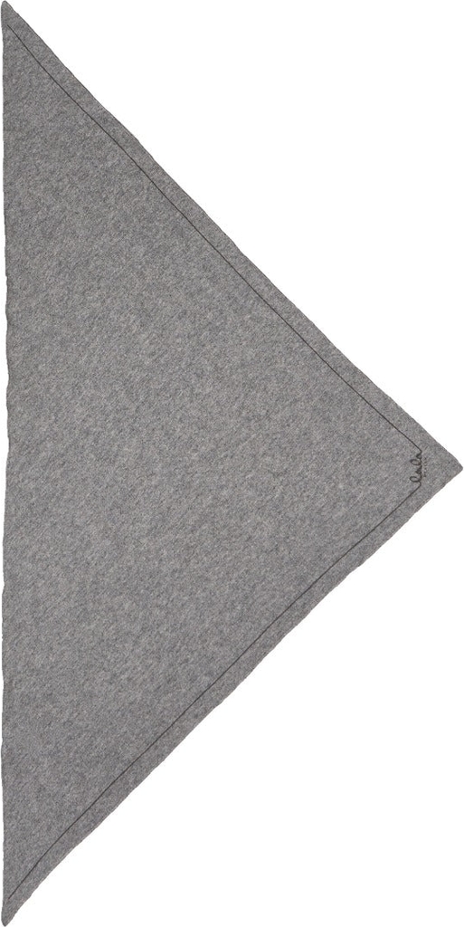 triangle solid m tørklæde - city/middlegrey melange