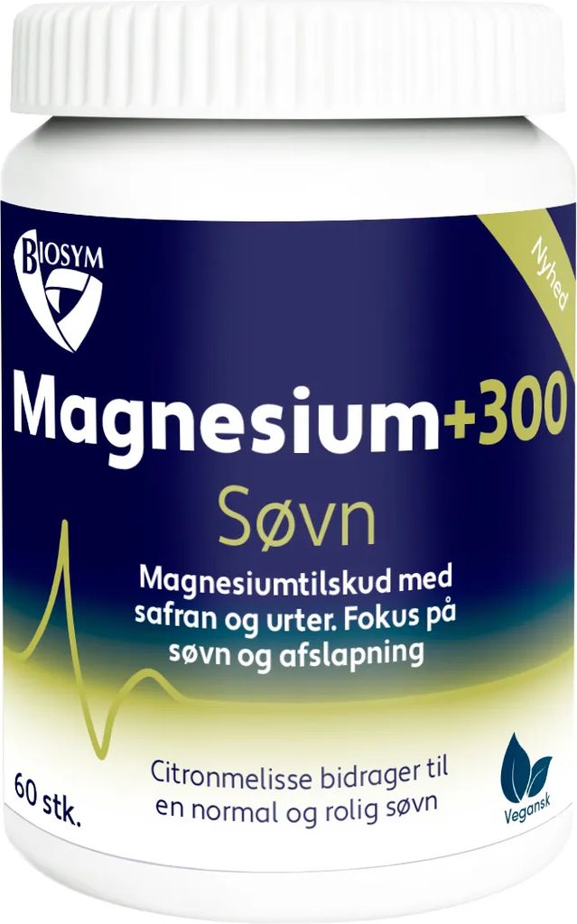 magnesium+ 300 søvn - 60 kaps.