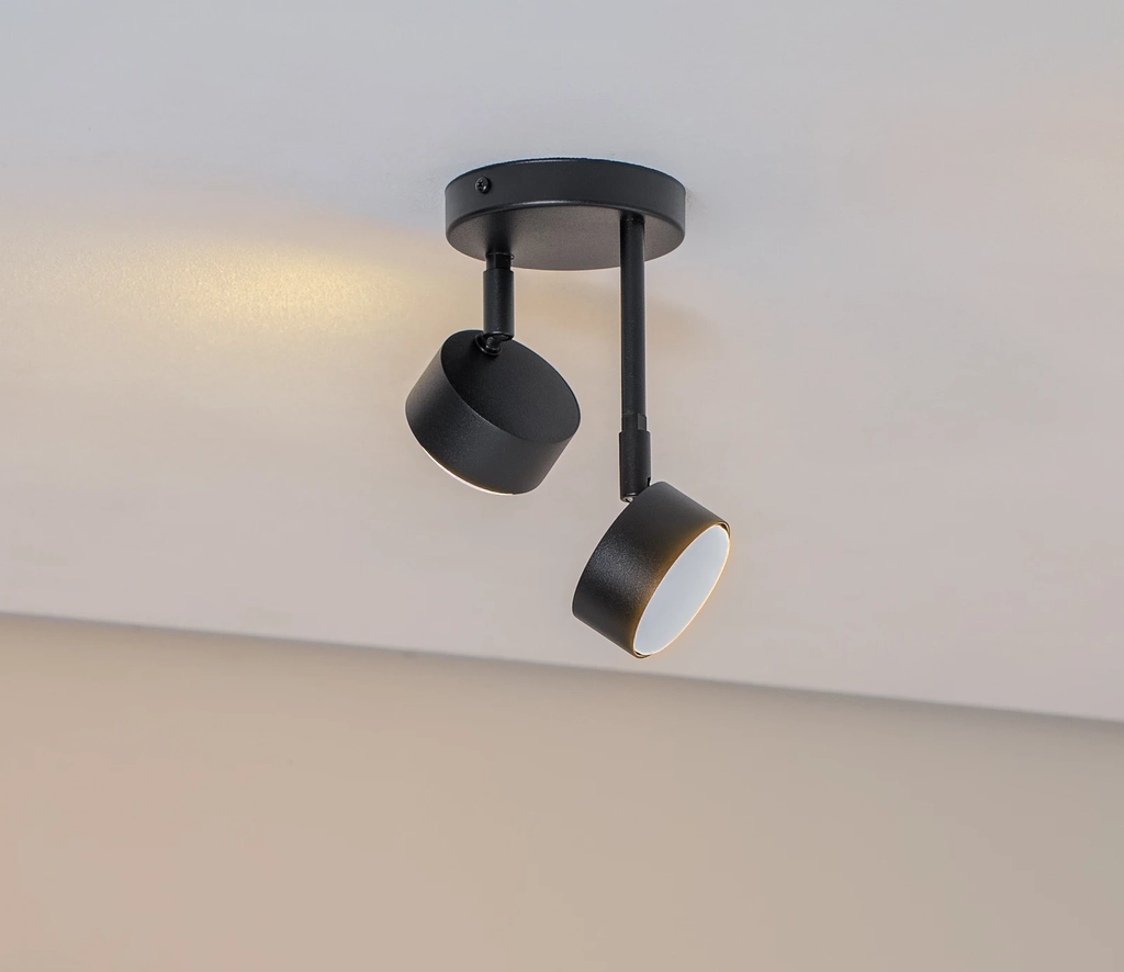 SIGMA Loftspot Nemo 21 cm 2 Lyskilder Sort GX53 Spotlight