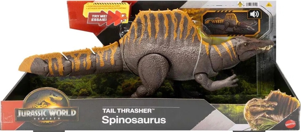 jurassic world rebirth tail thrasher spinosaurus