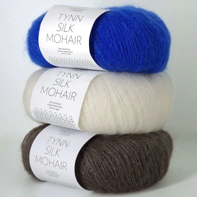 tynd silk mohair garn fra sandnes garn