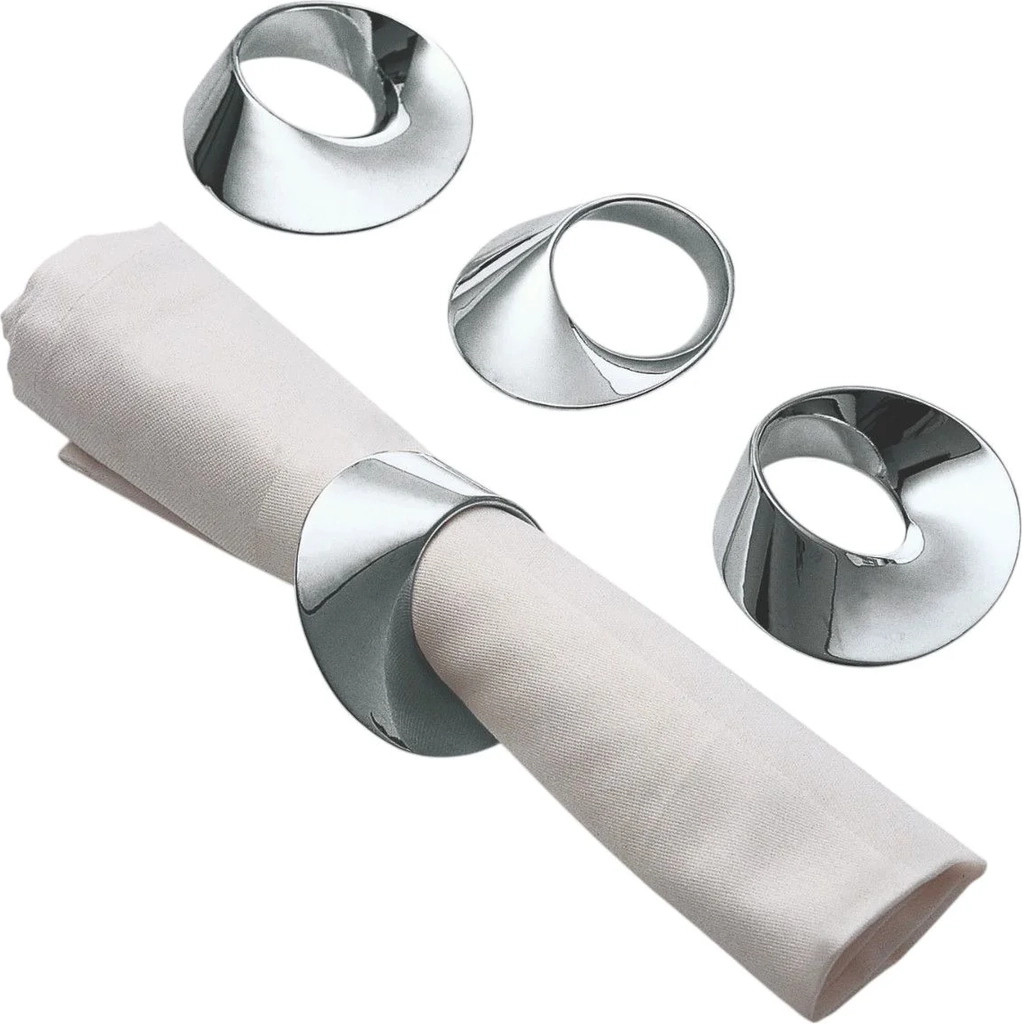 Philippi Swirl Set of 4 Servietring
