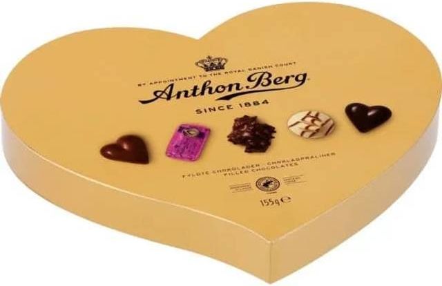 Anthon Berg Guld Hjerteæske 155g Chokolade