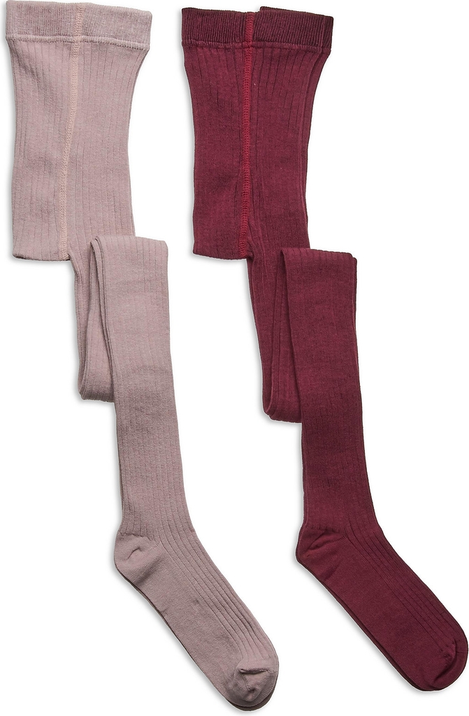 stocking - solid rib (2-pack) - strumpbyxa