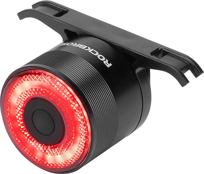Rockbros Q3 Cykelbaglygte med Smart Stop System - Sort