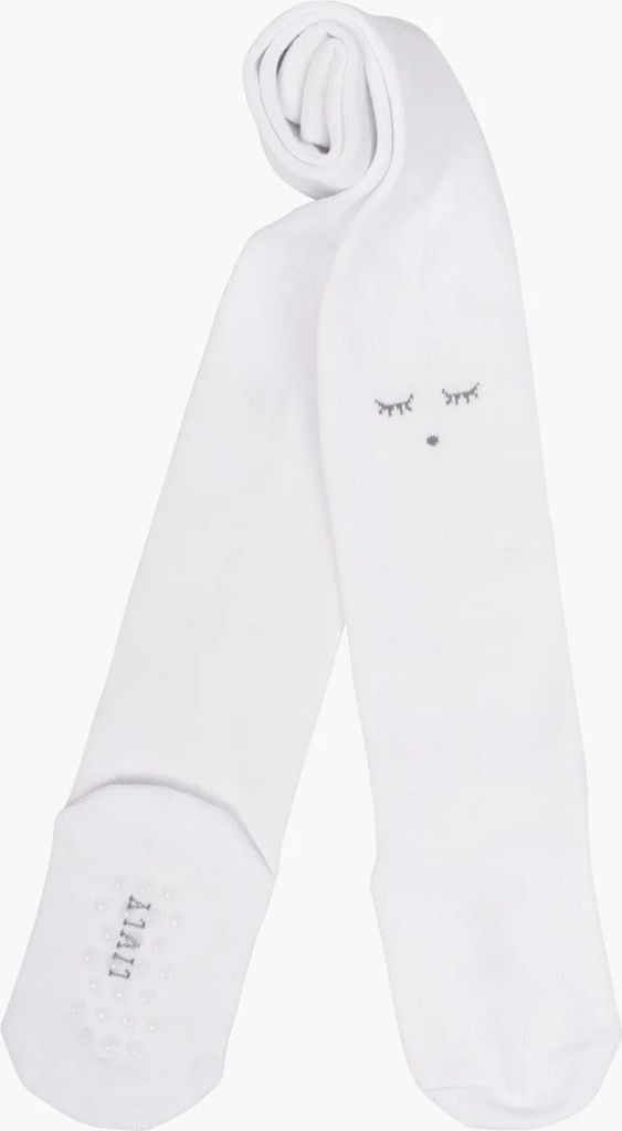 White Classic Sleeping Cutie Tights