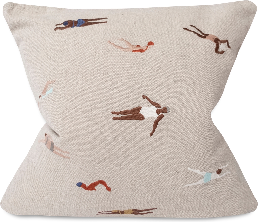 swimmers pudebetræk 48x48 cm, beige