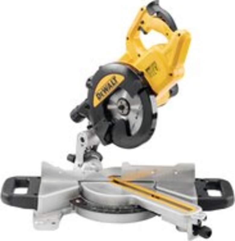 DeWalt DWS773-QS gjærsag, med udtræk, Ø216 mm, 1300W/230V