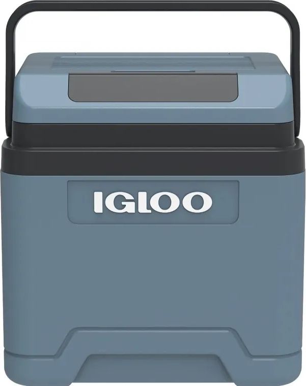 Igloo IE24 Termoelektrisk Køleboks - 24L, 12/230V, op til 20°C under omgivelser, Eco-tilstand - Isblå