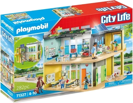 PLAYMOBIL Playmobil City Life Stor Skole - 71327 |Multi/patterned |One Size