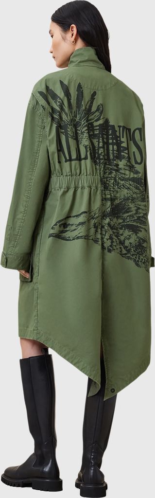 milla bird - parkaer - khaki green