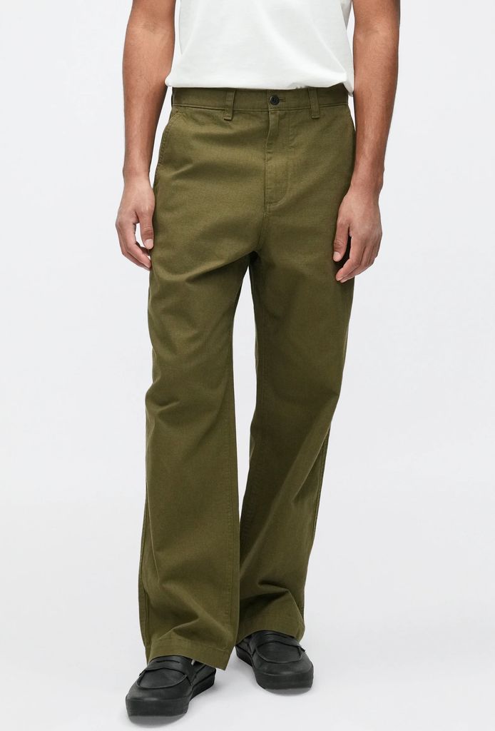 modern baggy - bukser - ripe olive