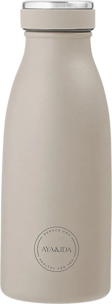 aya&ida drikkeflaske 350 ml, cream beige