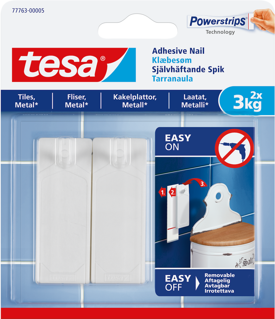 tesa Adhesive Nail 3kg Tiles and Metal