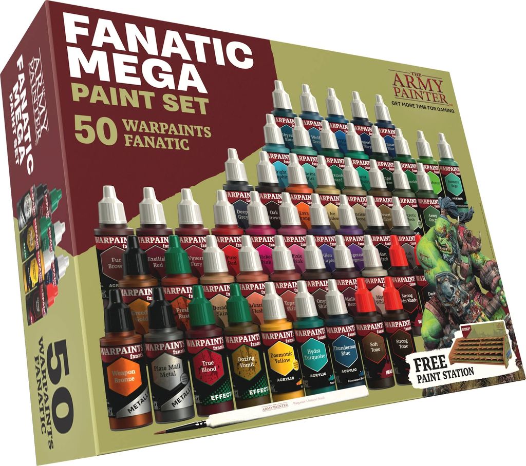 warpaints fanatic: mega set (the army painter) (wp8067p)