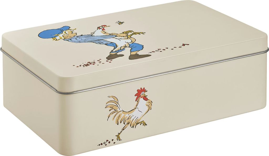 Muurla Emil Blikkboks 18x12x6 cm Cluck Cluck Kjøkkenoppbevaring