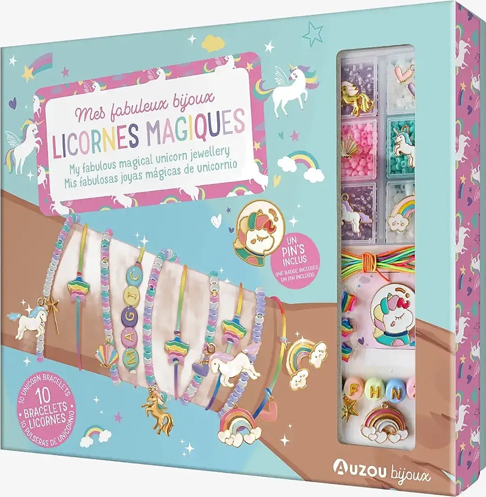 Auzou Jewellery Factory - Fabulous Unicorn Jewellery - Multi/patterned - ONE SIZE