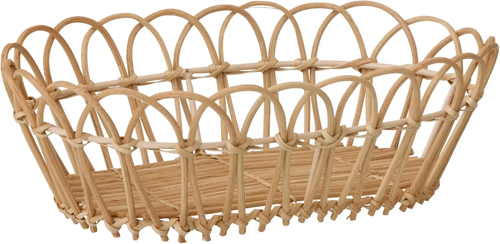 Rattan Bread Basket L30cm