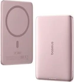 baseus picogo am41 magnetisk powerbank - 5000mah, 20w, inkl. usb-c kabel - titanium